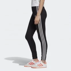 Εξοδος 🎁 Κολάν Adidas Originals Adicolor 3-Stripes Γυναικείο Κολάν BLACK/WHITE 🎁 -Deals Hoka Store adidas originals 3 str tight 2