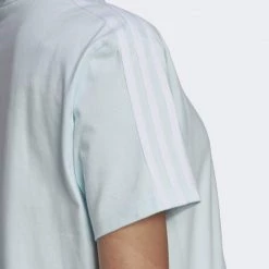 Εκπτωση 🔔 T-shirts | Μπλούζα κοντό μανίκι Adidas Originals Adicolor Classics Poplin Back Loose Tee BLUE 🔔 -Deals Hoka Store adidas originals adicolor classics poplin back loose tee 8