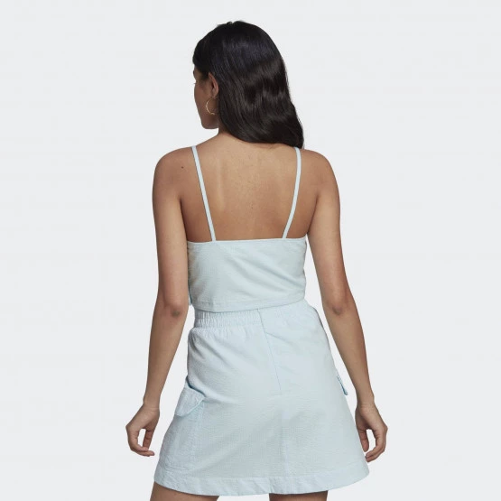 Κουπόνι 💯 Αμάνικα T-shirts Adidas Originals Adicolor Classics Poplin Halter-Neck Top BLUE 💯 3 Κουπόνι 💯 Αμάνικα T-shirts Adidas Originals Adicolor Classics Poplin Halter-Neck Top BLUE 💯 - Image 3