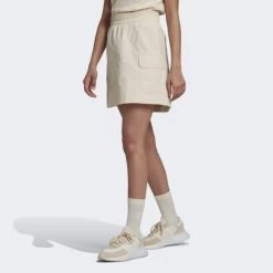 Προώθηση 🌟 Φούστες Adidas Originals Adicolor Classics Poplin Γυναικεία Φούστα BEIGE ❤️