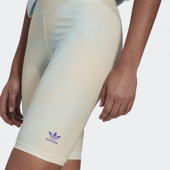 Συμφωνίες ⭐ Biker Shorts Adidas Originals Allover Print Bike Leggings Almost Blue / Hazy Orange ⌛ 4 Συμφωνίες ⭐ Biker Shorts Adidas Originals Allover Print Bike Leggings Almost Blue / Hazy Orange ⌛ - Image 4