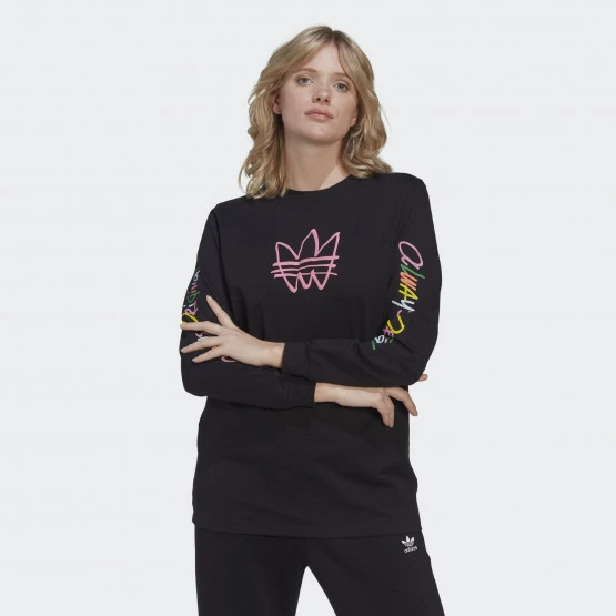 Νέος 😉 Μπλούζα Μακρύ Μανίκι Adidas Originals Always Original Graphic Long Sleeve Tee BLACK 👍 1 Νέος 😉 Μπλούζα Μακρύ Μανίκι Adidas Originals Always Original Graphic Long Sleeve Tee BLACK 👍