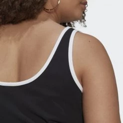 Καλύτερη πώληση 🌟 Αμάνικα T-shirts Adidas Originals Always Original Laced Tank Top (Plus Size) BLACK 💯 -Deals Hoka Store adidas originals always original laced tank top plus size 5