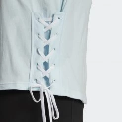 Αγορά 😀 T-shirts | Μπλούζα κοντό μανίκι Adidas Originals Always Original Laced Tee (Plus Size) BLUE 🎉 -Deals Hoka Store adidas originals always original laced tee plus size 4