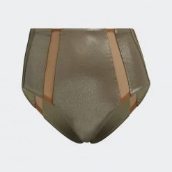 Κουπόνι 🤩 Γυναικεία Μαγιό Adidas Originals High-Waist Swim Bottom GREEN 😀 -Deals Hoka Store adidas originals high waist swim bottom 2