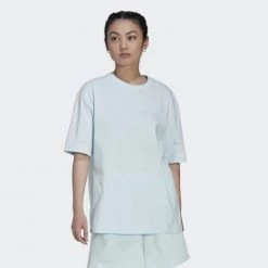 Flash Sale 💯 T-shirts | Μπλούζα κοντό μανίκι Adidas Originals LOUNGEWEAR Adicolor Essentials Tee BLUE 👍