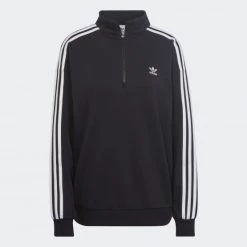 ΧΟΝΔΡΙΚΟ ΕΜΠΟΡΙΟ 👏 Μπλούζα Μακρύ Μανίκι Adidas Originals Quarter-Zip Sweatshirt Black 👍 -Deals Hoka Store adidas originals quarter zip sweatshirt 2