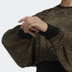 Προϋπολογισμός 👍 Φούτερ Adidas Originals Γυναικείο Φούτερ BLACK/BEITON 🎁 -Deals Hoka Store adidas originals sweater 10