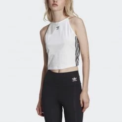 Flash Sale 🌟 Αμάνικα T-shirts Adidas Originals Αdicolor Classics Γυναικείο Crop Top WHITE ✨ -Deals Hoka Store adidas originals tank top 27