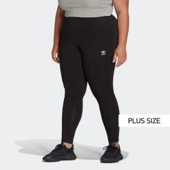Πολύ καλή προσφορά 😉 Κολάν Adidas Originals Adicolor Essentials Plus Size Γυναικείο Κολάν BLACK 🎁