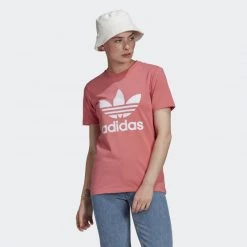 ΧΟΝΔΡΙΚΟ ΕΜΠΟΡΙΟ 🤩 T-shirts | Μπλούζα κοντό μανίκι Adidas Originals Trefoil Γυναικείο T-Shirt HAZROS 🥰