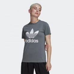 Best Pirce 🎉 T-shirts | Μπλούζα κοντό μανίκι Adidas Originals Trefoil Γυναικείο T-Shirt BLUOXI 👍