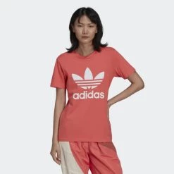 Συμφωνίες 😀 T-shirts | Μπλούζα κοντό μανίκι Adidas Originals Trefoil Γυναικείο T-Shirt SEMTUR 🔥