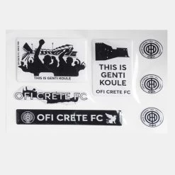 Τοπ 10 ⌛ Αυτοκόλλητα OFI OFFICIAL BRAND Αυτοκόλλητα BLACK/WHITE ✔️