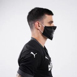 Ολοκαίνουργιο ⭐ Υφασμάτινες Μάσκες OFI OFFICIAL BRAND Μάσκα Προσώπου BLACK/WHITE 🎁 -Deals Hoka Store ofi official brand maska small front logo 2